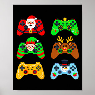 Gaming Christmas For Boys Gamer Youth Teens Men Xm Poster