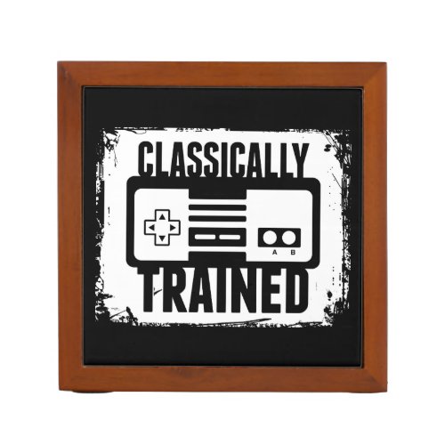 Gaming _ Classically Trained _ Funny Video Game Desk Organizer