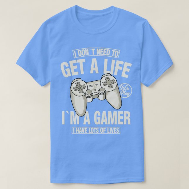 Gaming console gamer T-Shirt (Design Front)
