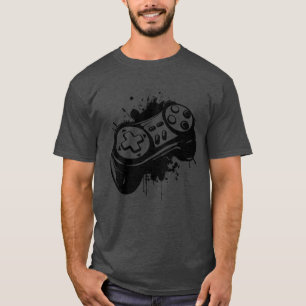 Gaming Controller Color Splotch funny family T-Shirt
