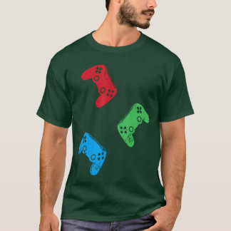 Gaming Controller Gamer Life Video Gamer Boyseens T-Shirt