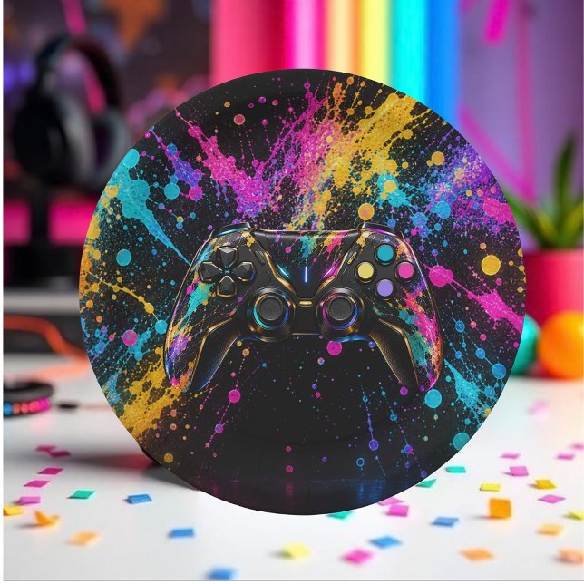 Gaming Controller Paper Plates (Gaming Controller Paper Plates )