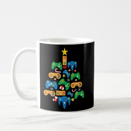 Gaming Controller Tree Cool Funny Gamer Boy Christ Coffee Mug