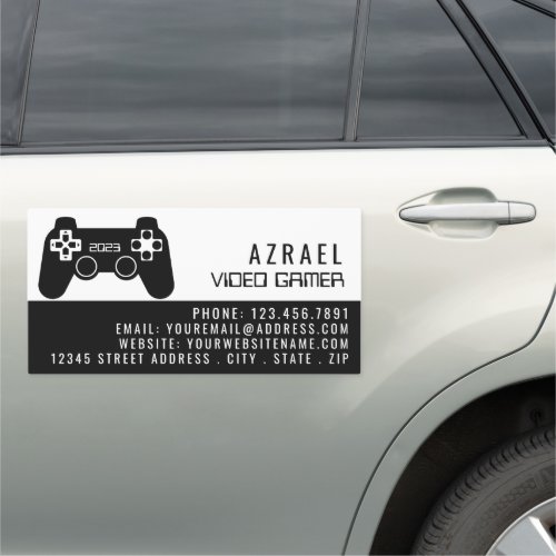 Gaming Controller Video Gamer Car Magnet