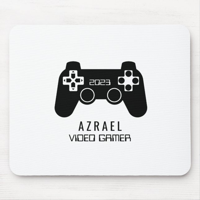 Gaming Controller, Video Gamer Mouse Pad (Front)