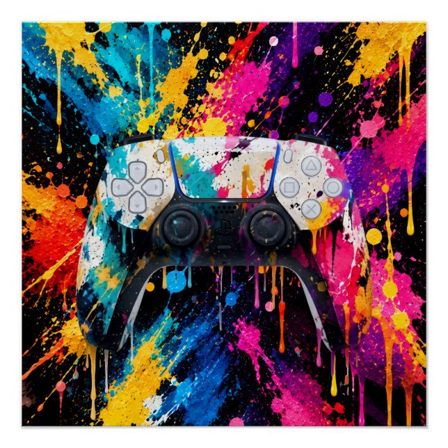 Gaming Controller Wall Art (Front)