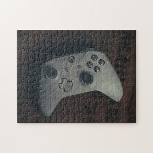 Gaming Controllers  Video Gamer Geek Photo Jigsaw Puzzle