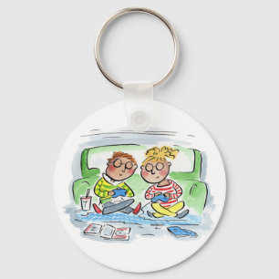 Gaming Couple Keychain