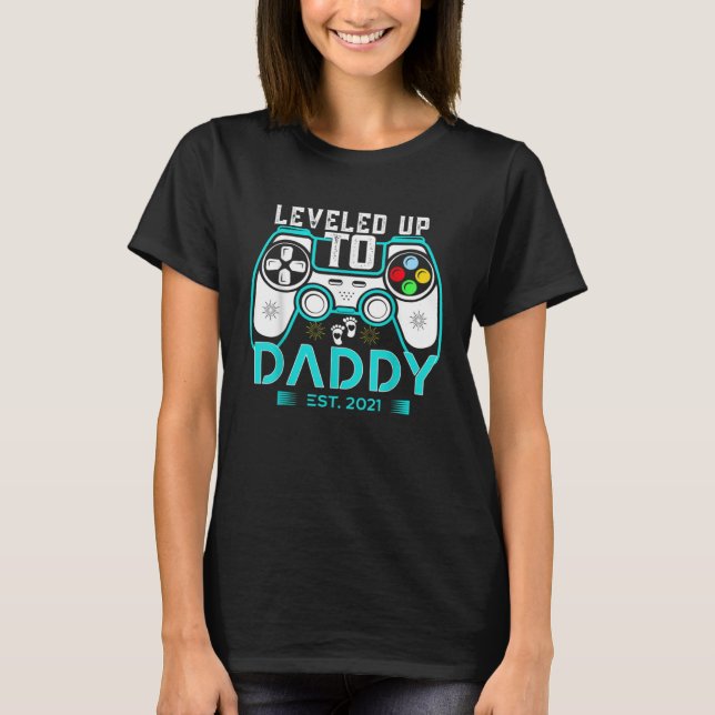 Gaming Dad Level Up Daddy   Plus Size T-Shirt (Front)