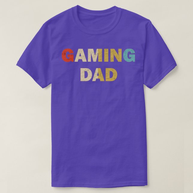 Gaming Dad Real Gamer Father T-Shirt (Design Front)