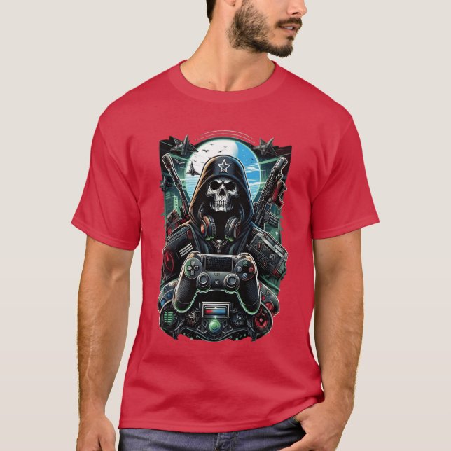 Gaming Design vintage girl T-Shirt (Front)