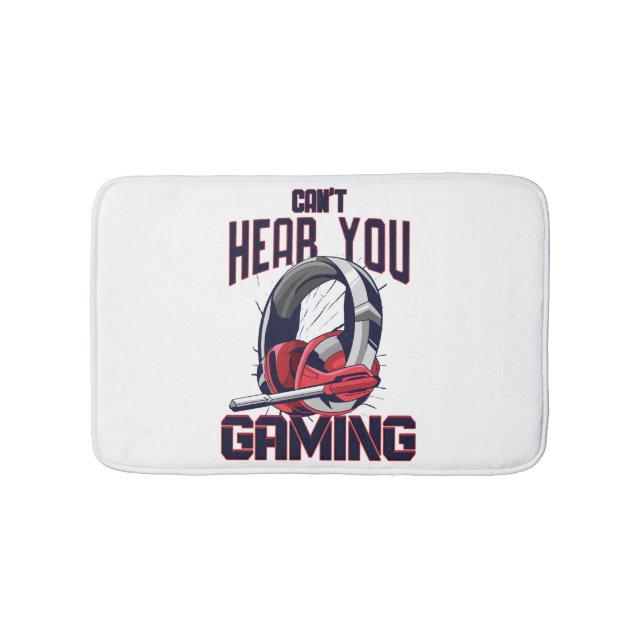 Gaming design with headset bath mat (Front)
