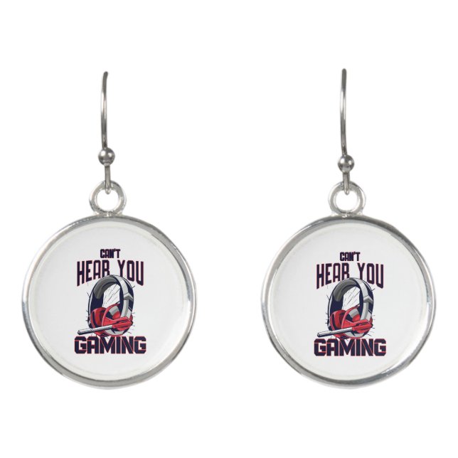 Gaming design with headset earrings (Front)