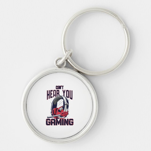 Gaming design with headset keychain (Front)