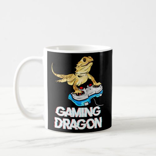 Gaming Dragon Gamer Bearded Dragon  Video Games  Coffee Mug