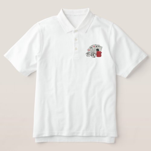 Gaming Embroidered Polo Shirt
