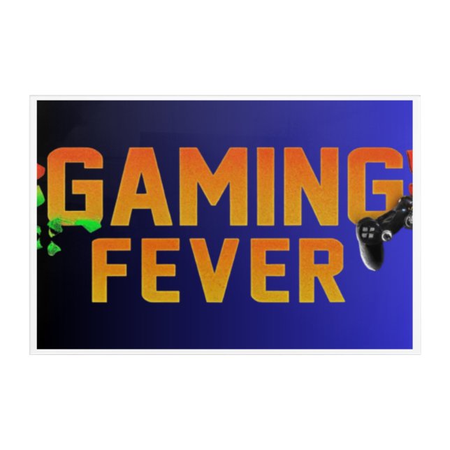 "Gaming Fever" Acrylic Wall Art (Front)