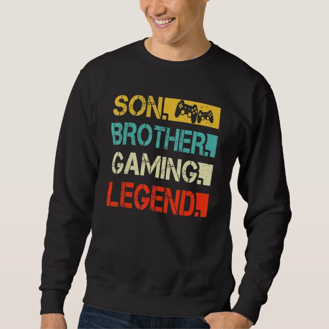 Gaming  For Teenage Boys 8 12 Year Old Christmas G Sweatshirt (Front)