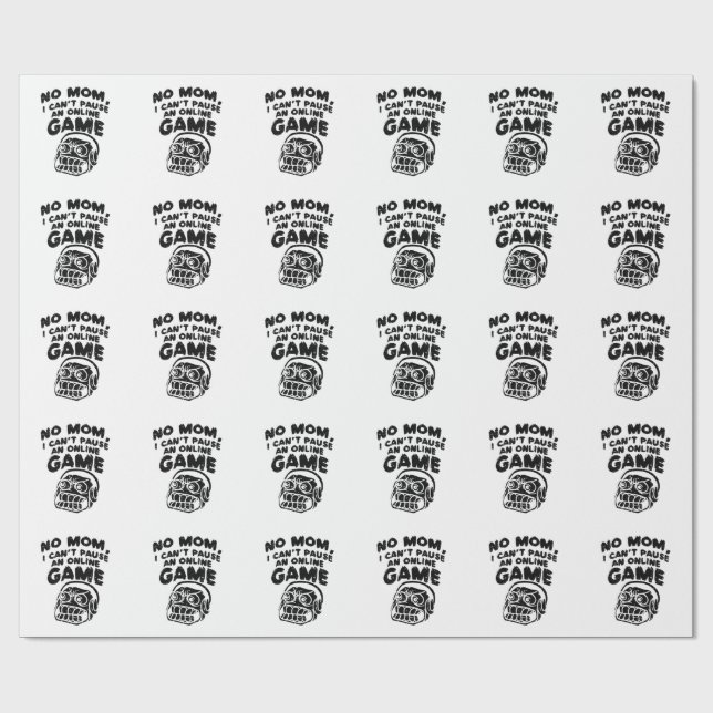 Gaming Gambling Gift Wrapping Paper (Flat)