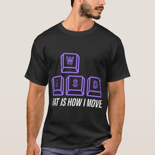 Gaming Gambling PC Tatstatur Next Level Gift Gamer T-Shirt (Front)