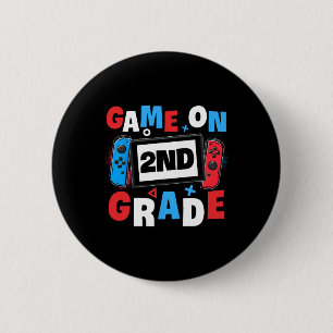 Gaming Game On 2nd Grade Second First Day School G Button
