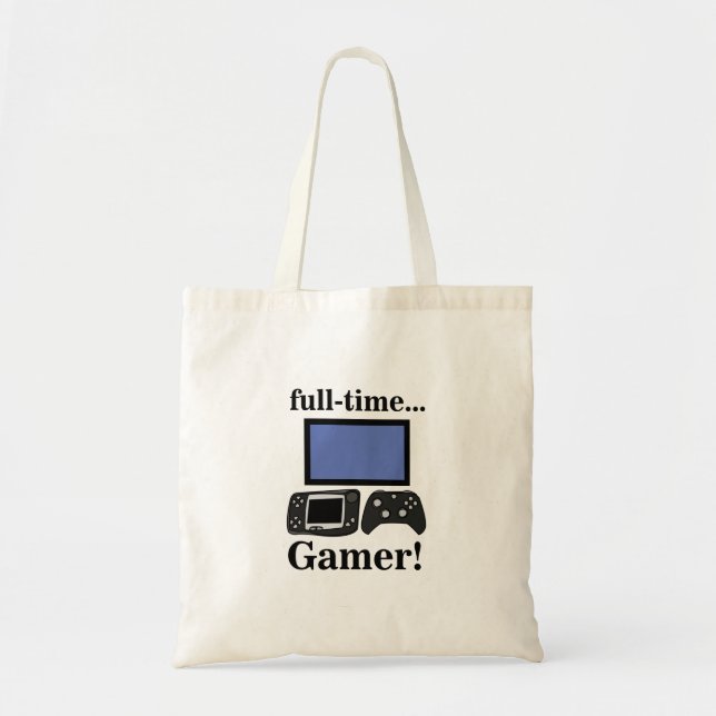 Gaming Gamer Funny Tote Bag (Front)