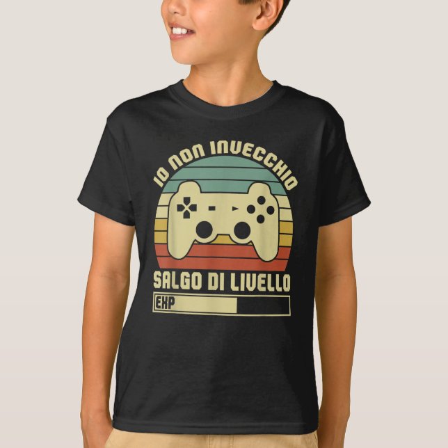 Gaming Gioco Video Controller Giocatore Salgo Di T-Shirt (Front)