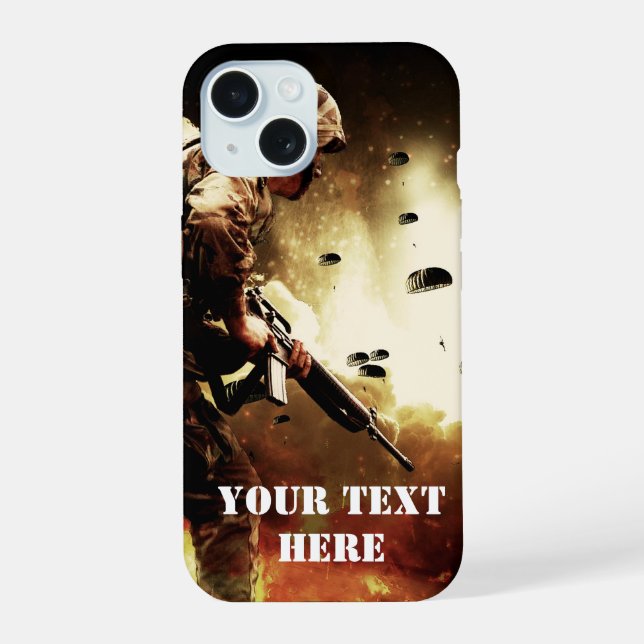 Gaming Ground Combat Soldier Iphone Case (Back)