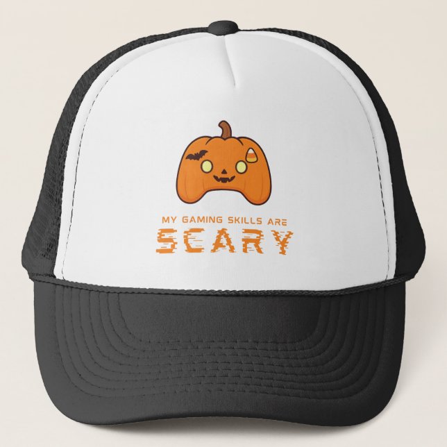 Gaming Halloween Trucker Hat (Front)