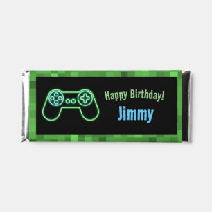 Gaming Happy Birthday Hershey Bar Favors