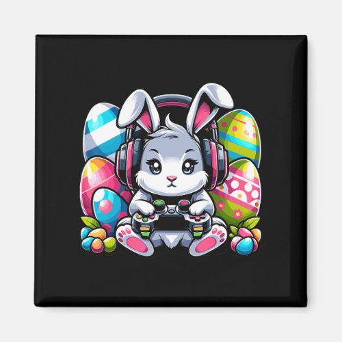 Gaming Happy Easter Day Bunny Egg Funny Boys Kids  Magnet