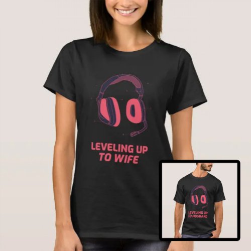 Gaming Headset Husband and Wife T_Shirt