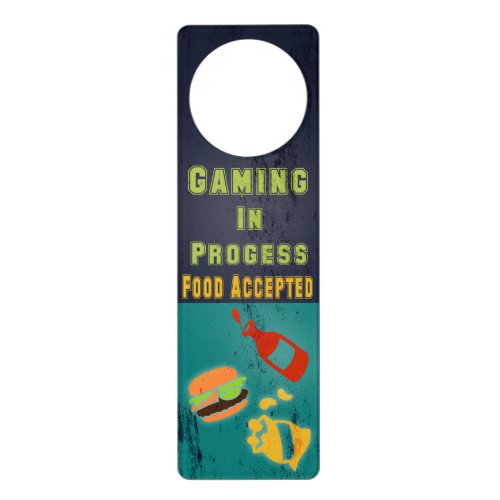Gaming In Progress _ Video Game _ GG Door Hanger