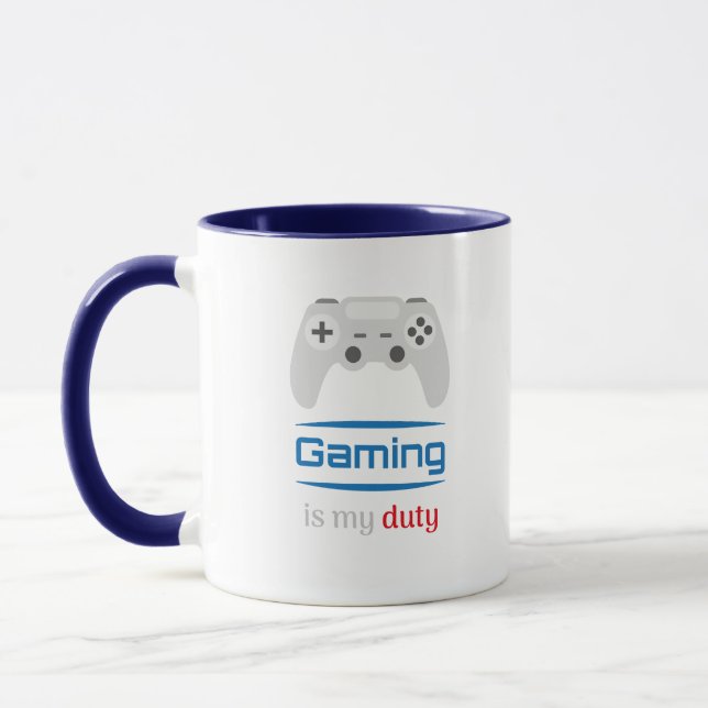 Gaming Is My Duty Gamer Controller Mug (Left)