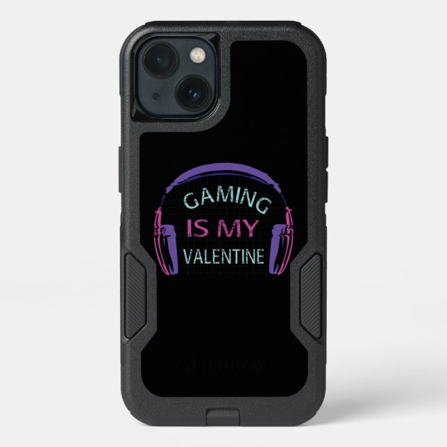 Gaming is my Valentine Otterbox iPhone Case (Back)