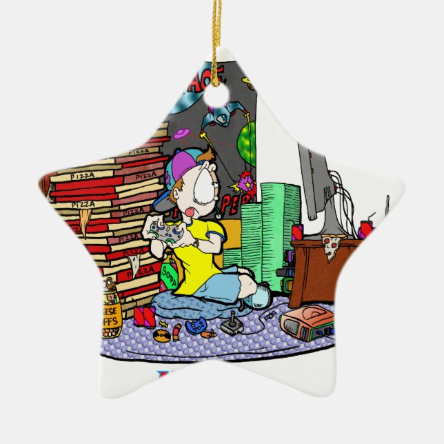 Gaming is NOT a Hobby Ceramic Ornament (Front)