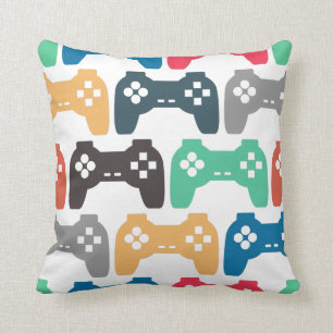 Gaming Joystick Throw Pillow