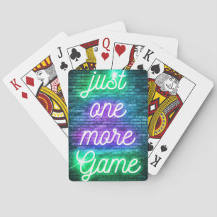 Gaming Just One More Game Poker Cards