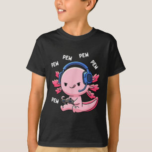 Gaming Kids Boys Girls Anime Video Game Pew Gamer T-Shirt