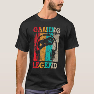 Gaming Legend Pc Gamer Video Games Boys Teenager T-Shirt