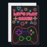 Gaming Lets Play Games Save The Date<br><div class="desc">Gaming Lets Play Games</div>