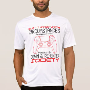 Gaming Lovers Put My Controller Down Funny Gamer T-Shirt