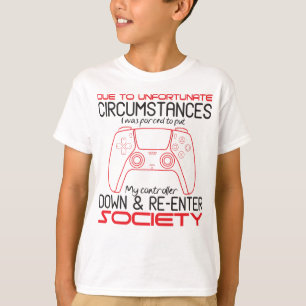 Gaming Lovers Put My Controller Down Funny Gamer T-Shirt