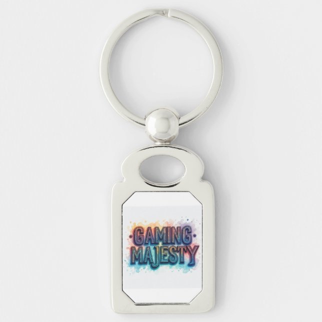 Gaming Majesty  Keychain (Front)