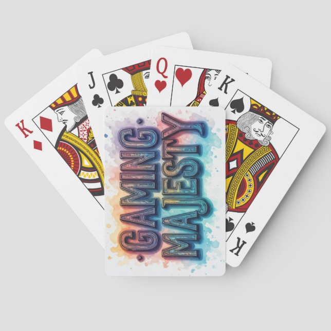 Gaming Majesty  Poker Cards (Back)