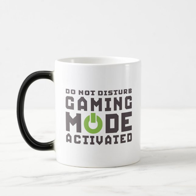 Gaming Mode Activated Gamers and Geek Funny Mug (Left)