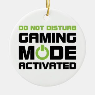 Gaming Mode Ceramic Ornament