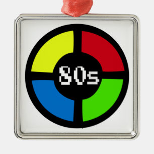 Gaming - Never Forget Is 80's Gamer Gadget Metal O Metal Ornament