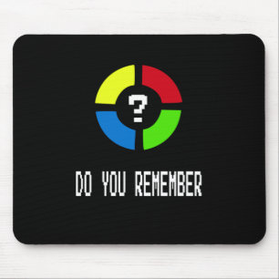 Gaming - Never Forget Is 80's Gamer Gadget Mouse Pad