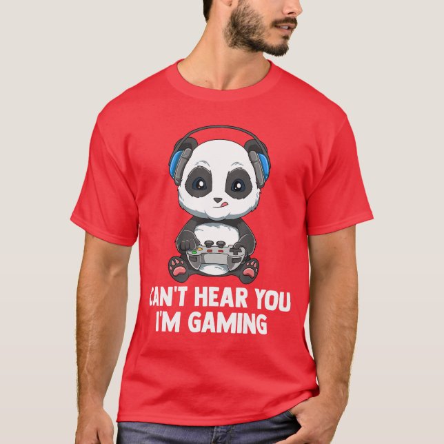 Gaming Panda boy T-Shirt (Front)